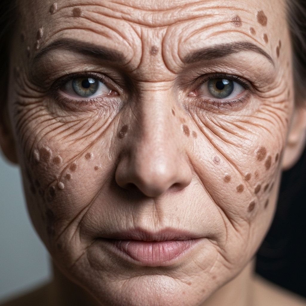 Aging special effects makeup