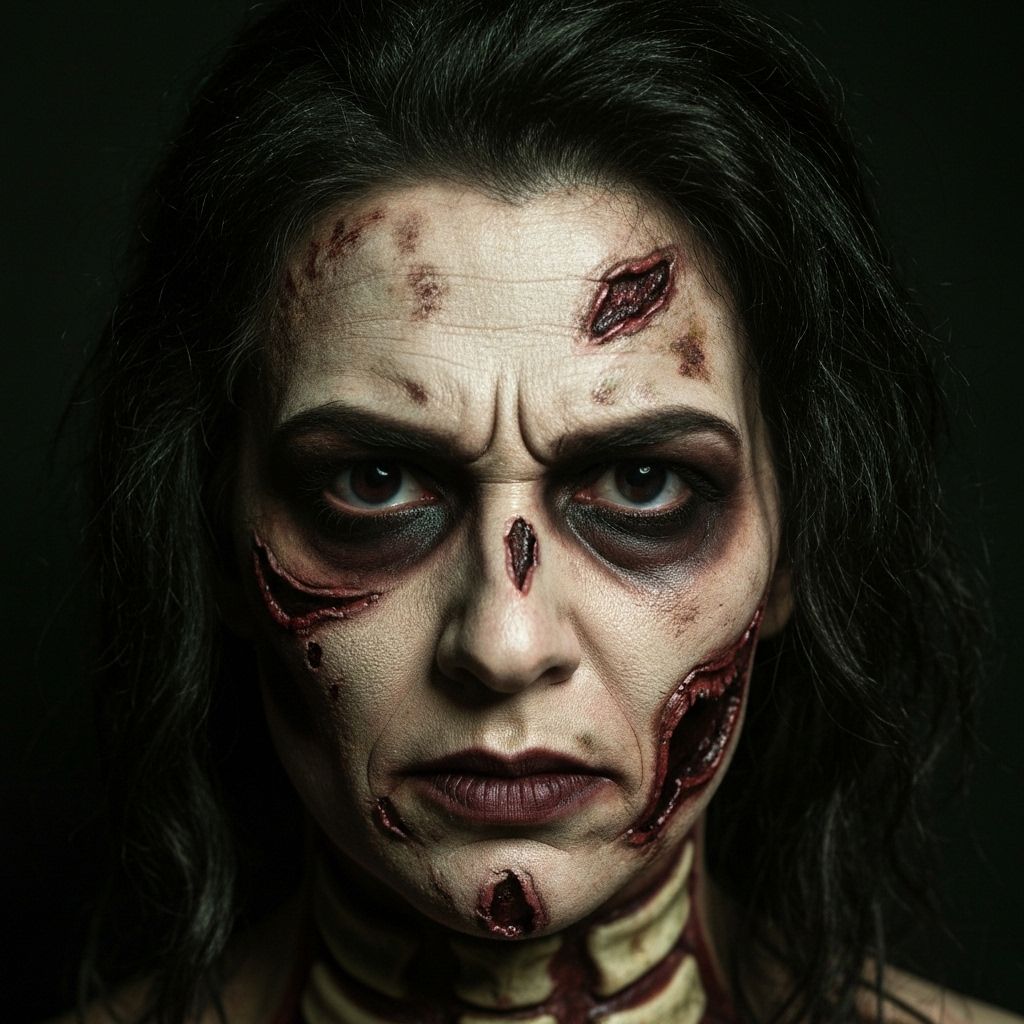 Zombie special effects makeup